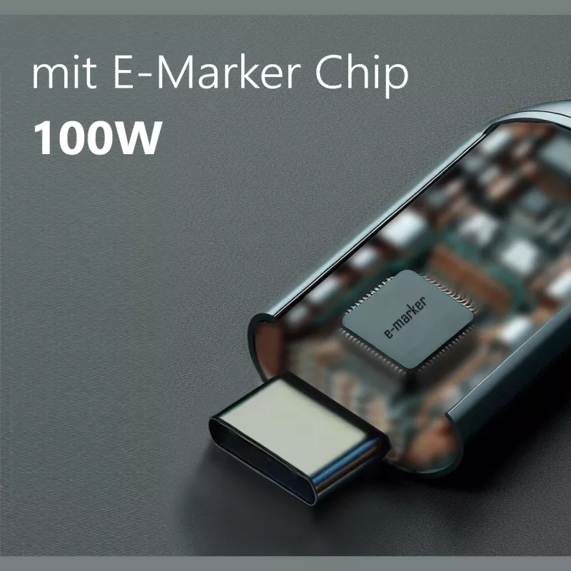 MAXTRACK C532-1L USB 2.0 susuktas kabelis, USB-A į USB-C, 1 m, juodas, auksuoti kontaktai