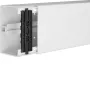 HAGER Tehalit FB kabelių kanalas 130x80mm 2m, grynos baltos spalvos PVC FB8013009016