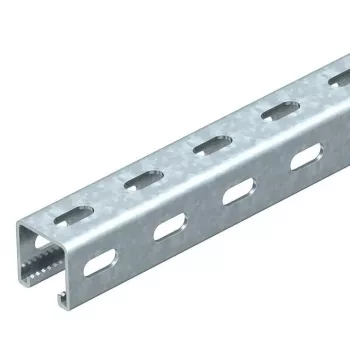OBO Bettermann MS4141PP03 C profilio bėgelis su šonine perforacija, 41x41 mm, 3000 mm, cinkuotas plienas 1122500