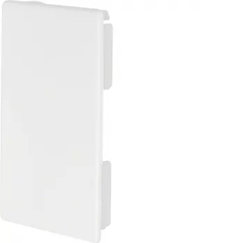 HAGER FB8013069016 galinė dangtelė eismo baltos spalvos RAL 9016 130x80 mm kabelių kanalui