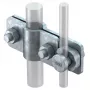 OBO Bettermann jungiamoji spaustukas 2710/25 25 mm kryžminis spaustukas apvaliems ir plokštiems laidininkams (5001226)