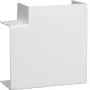 HAGER plokščiasis kampas LFF6011059016 PVC LF/LFF/LFH 60x110 kanalams, grynai balta