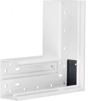 HAGER BR6510059016 plokščiasis kampas, traffic white, 100x65 mm