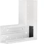 HAGER BR6510059016 plokščiasis kampas, traffic white, 100x65 mm