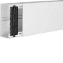 HAGER TEH FB6013009016 kabelių kanalas su įrenginių ir pertvarų montavimo galimybe, PVC, grynai balta, 60x130x2000 mm