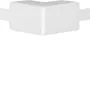 Hager LF serijos išorinis kampas 30x30 mm PVC be halogenų eismo baltos spalvos LF3003039016