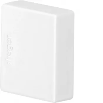 Hager LF2002069016 galinė dangtelė, traffic white, 60x20 mm kanalams