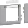 HAGER GR0802ALAN modulinio rėmo dangtelis, ZS 55, 80x80 mm, šviesiai pilkas, be halogenų