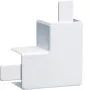 Hager TEH LFF2003559016 plokščiasis kampas, be halogenų, LF/LFF 20x33 mm, baltas