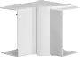 HAGER reguliuojamas vidinis kampas LFF6011049016, skirtas LF/LFF/LFH 60x110 kanalams, PVC, baltas