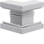 Hager BRA6513039016 išorinis kampinis bazinis profilis 68x130mm OT80mm baltos eismo spalvos aliuminis