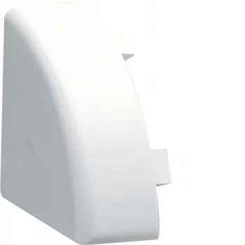 Hager EK4004069016 galinė dangtelė užmaskuojanti ABS 40x40mm kabelių kanalui, eismo baltos spalvos RAL 9016