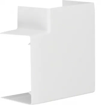 Hager LFF6009059016 plokščiasis kampas 90° 90x60 mm kanalui, baltas RAL 9010