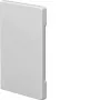 Hager BR8513069016 galinė dangtelio dalis, nupjautų kraštų uždengimui, traffic white, 130x60 mm kanalams