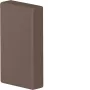 Hager LFF2003568014 galinė dangtelis LF/LFF 20x33mm kabelių kanalui, rudas