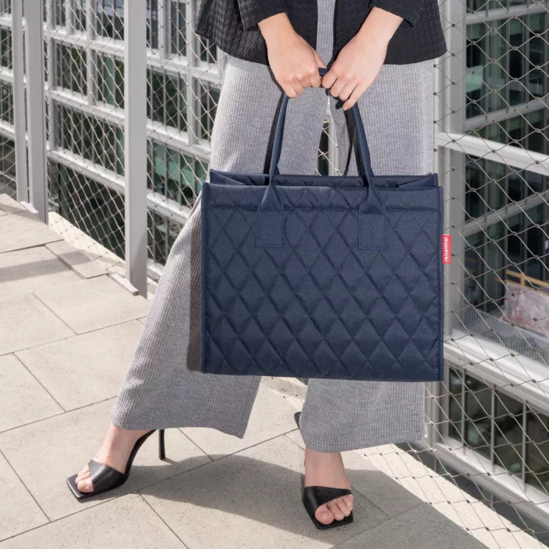 Reisenthel Daily Shopper Rhombus Midnight Gold DN4110