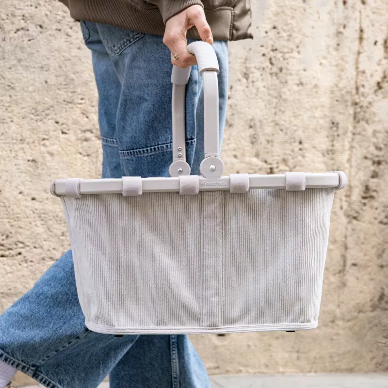 reisenthel carrybag pirkinių krepšys Cord Grey 22 L BK7084