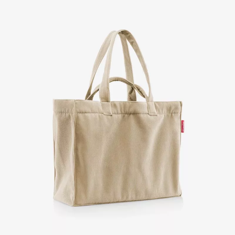 reisenthel Softshopper Cord Sand rankinė per petį GR6052 poliesteris 28 litrai