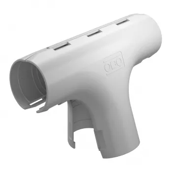 OBO Bettermann Quick-Pipe T-jungtis 3000 TMS M32 šviesiai pilka (2153845)