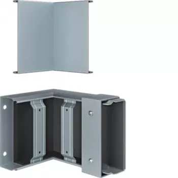 Hager FWK-Plus vidinis kampas 60x150 mm cinkuotas priešgaisrinės kabelių trasos jungiamasis elementas FWKP601504VERZ