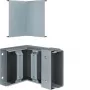 Hager FWK-Plus vidinis kampas 60x150 mm cinkuotas priešgaisrinės kabelių trasos jungiamasis elementas FWKP601504VERZ
