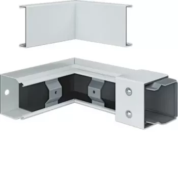 Hager FWK-Plus vidinis kampas 60x60 mm baltas, milteliniu būdu dažytas FWKP6006049016