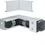 Hager FWK-Plus vidinis kampas 60x60 mm baltas, milteliniu būdu dažytas FWKP6006049016