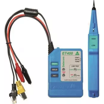 Kurth IT EasyTest and Probe tinklo kabelių testerio rinkinys (mėlynas) 0.49563