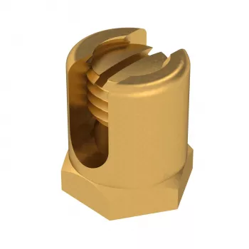 OBO BETTERMANN Įžeminimo varžtas M6 25mm, žalvarinis, su tvirtinimo sriegiu EKL 25 (6404006)