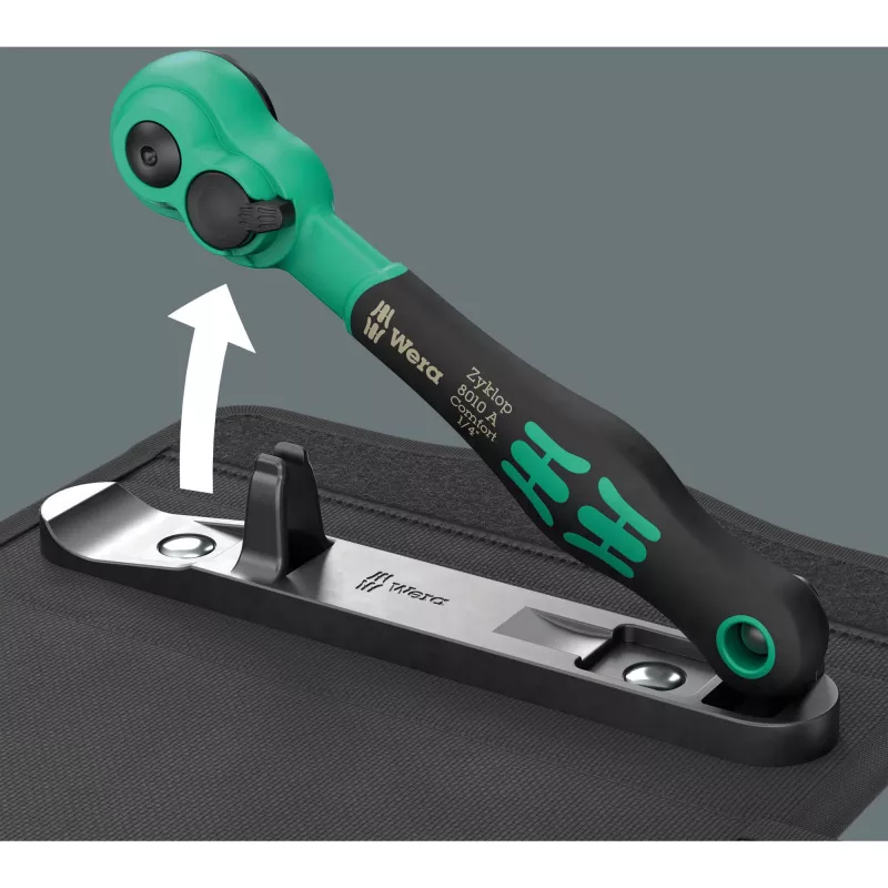 Wera 8100 SA 13 Zyklop Speed reketas 1/4 inch pavara, 152 mm, chromo vanadžio plienas 05004022001