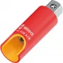 Wera 781 A/B VDE izoliuotas lizdų adapteris 1/4 colio kvadratinei pavarai su mechaniniu fiksavimu 05024690001