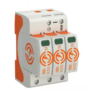 OBO BETTERMANN SurgeController V20 V20-3-280 3 polių 280V 2 tipo viršįtampių apsaugos įtaisas 5095163