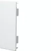 HAGER FB 60x130mm kabelių lovio galinė dangtelė, eismo baltos spalvos (FB6013069016)