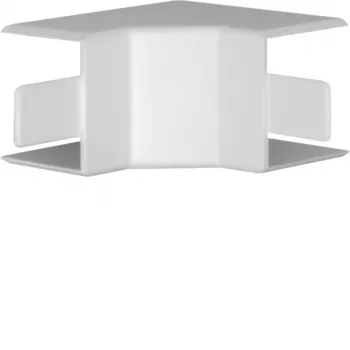 HAGER LF3003049016 vidinis kampas 30x30 mm kabelių kanalui, be halogenų PC/ABS, šviesiai pilkas