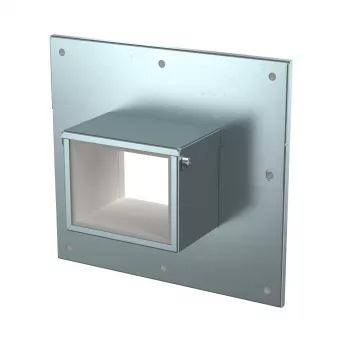 OBO BETTERMANN PLM WC 0810 FS sienos jungties apykaklė, 3 ir 4 pusių, cinkuotas plienas, 80x100 mm 7218126