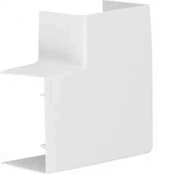 Hager LFF4006059016 plokščiasis kampas 60x40 mm baltas