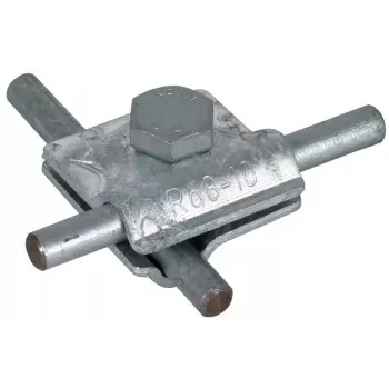 DEHN 390050 universali sujungimo spaustukas, apvaliems 8-10 mm laidininkams, karštai cinkuotas plienas