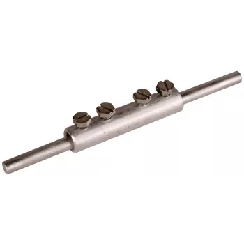 DEHN Aliuminio jungiamoji įvorė 8 mm apvaliajam laidininkui 385213