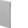 Hager BR 65x130mm halogeno neturinčio plastiko pjūvio uždengimo galinė dangtelis, šviesiai pilkas BR6513067035