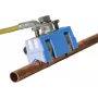 DEHN 540821 D juostinis vamzdžių spaustukas 6 mm–3/4 su M8 jungtimi