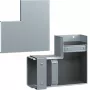 Hager FWK-Plus plokščiasis kampas 100x150 mm cinkuotas apsaugai nuo ugnies kabelių padėklams FWKP1001505VERZ