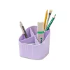 HAN X-LOOP rašiklių laikiklis, pastelinė violetinė, plastikinis, 4 skyriai, 11,1 x 11,1 x 10,5 cm (17238-887D)