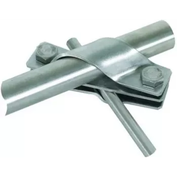 DEHN 649015 jungiamoji spaustukas D 25mm, skirta Rd 7-10, nerūdijantysis plienas V2A, apsaugai nuo žaibo