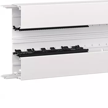 Hager BRN6521019016 Parapetinio kanalo apatinė dalis, 65x210mm, Pure White, 2m