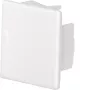 HAGER LF3003069016 galinė detalė 30x30 mm kabelių kanalui, baltos eismo spalvos (RAL 9016)