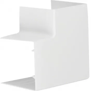 Hager LFF6006059016 plokščiasis kampas 60x60 mm, baltas
