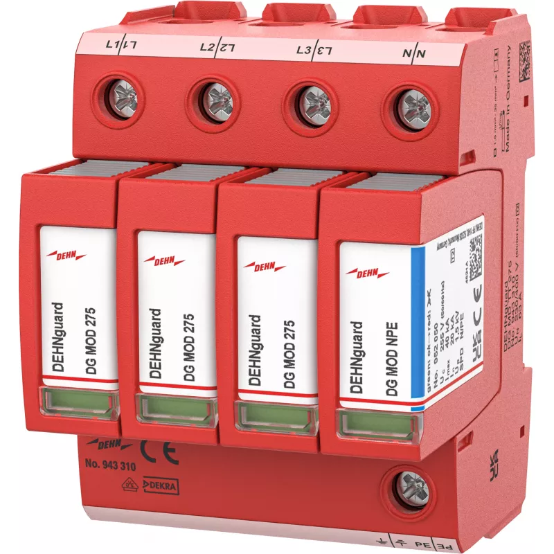 DEHN Surge Arrester Type 2 guard DG MD TT 275 (943310) - 2 tipo viršįtampių ribotuvas