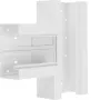 HAGER TEH BR6513089016 T formos atšaka 80 mm bazinio profilio viršutinei daliai, traffic white (BR6513089016)