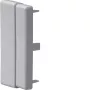 Hager LFF6011067035 galinė dangtelis 60x110 mm kabelių kanalui, šviesiai pilkas