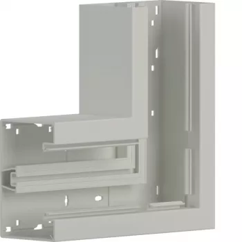 Hager BR8513059016 plokščiojo sieninio kabelių kanalo bazinis profilis 130x85mm 2m baltos eismo spalvos